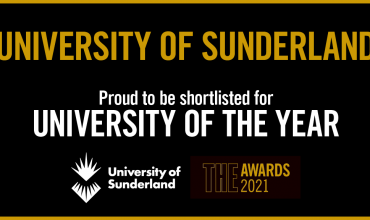 University of Sunderland is shortlisted as University of the Year by THE Awards 2021
