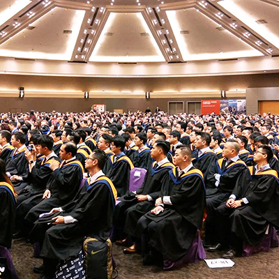 Students at University of Sunderland in Hong Kong's graduation ceremony 2019