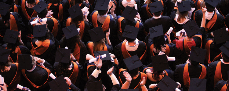 University of Sunderland's graduates attending graduation ceremony