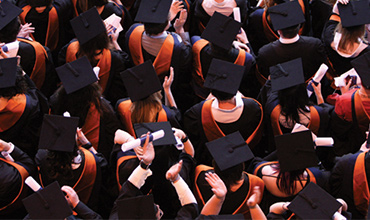 University of Sunderland's graduates attending graduation ceremony