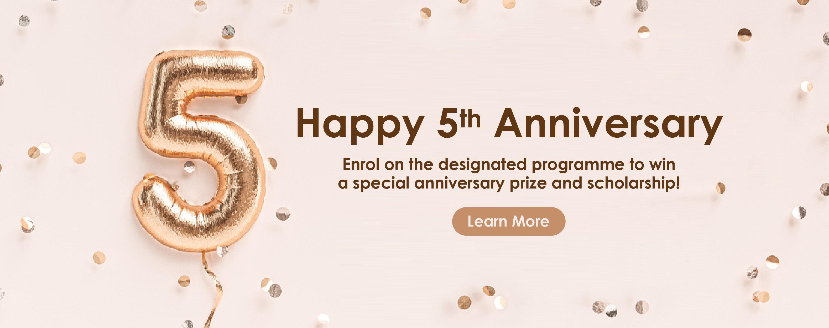 5th anniversary Promotion