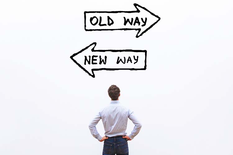 The old and new ways, improving and changing the management idea.