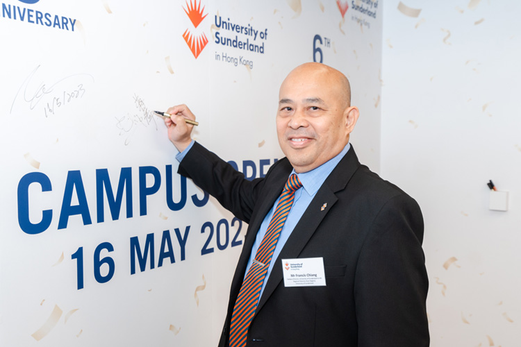 Francis Chiang, Campus Director, University of Sunderland in Hong Kong